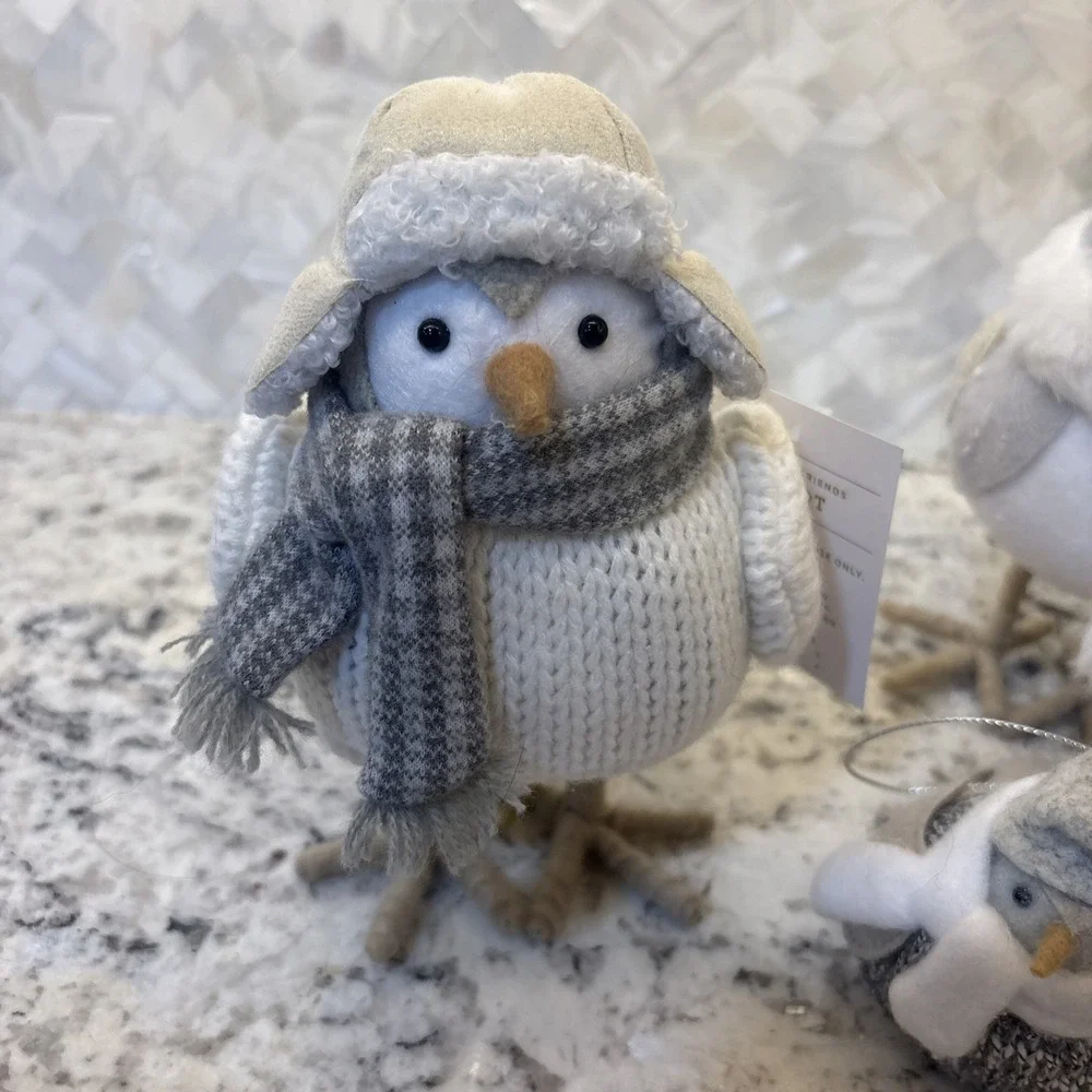 2022/23 Target Wondershop Christmas Holiday Birds Purl Tricot Cove A Mini White